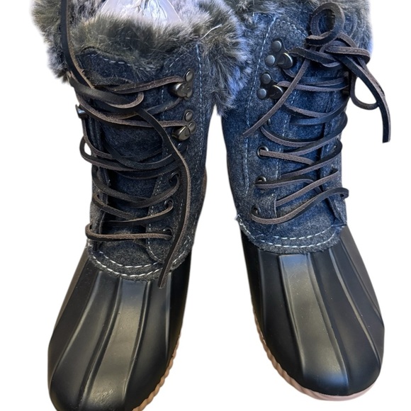 Report Footwear Ulisses Women's Gray Fur-Lined Boots Sz 6 - Picture 3 of 8